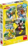 Puzzle Mickey ve městě 4x54 dílků