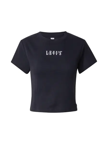 LEVI'S ® Tričko 'Graphic Essential Sporty Tee'  čierna / biela
