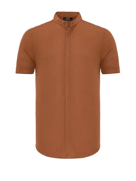 Antioch Košeľa  hnedá