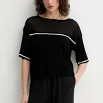 Tričko Liu Jo dámské, černá barva, TA5098 MS027