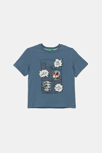 Dětské bavlněné tričko United Colors of Benetton