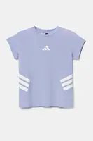 Dětské tričko adidas fialová barva, JJ0993