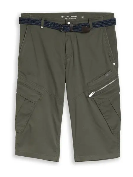 TOM TAILOR Nohavice  kaki