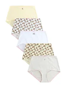 Next Nohavičky  hnedá / žltá / sivá melírovaná / biela