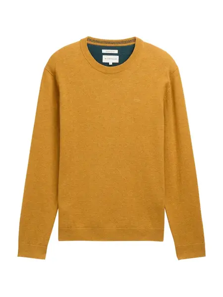 TOM TAILOR Sveter  horčicová