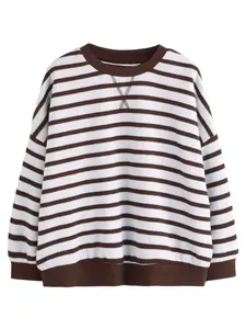 Next Sveter  tmavohnedá / biela