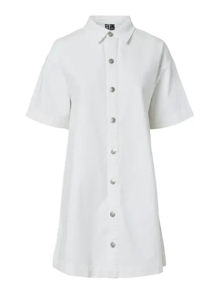 PIECES Košeľové šaty 'PCSky'  biela
