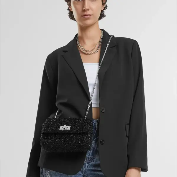 Women's long blazer black