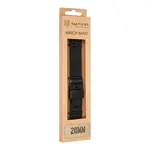 Silikonový řemínek Tactical Quick Release 20mm, černá