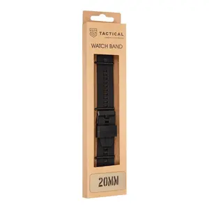 Silikonový řemínek Tactical Quick Release 20mm, černá