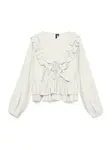 VERO MODA Blúzka 'VMZoey'  šedobiela