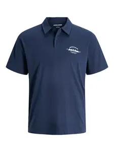 Jack & Jones Plus Tričko 'JJBrandon'  námornícka modrá
