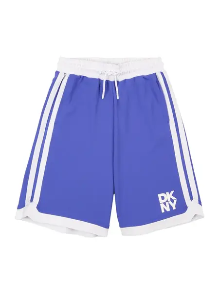 DKNY Nohavice  modrá / biela