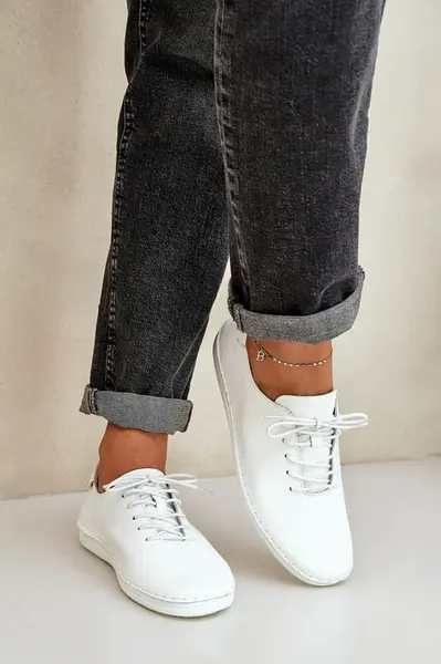 S. BARSKI Šněrovací Polobotky Z Přírodní Kůže D&A