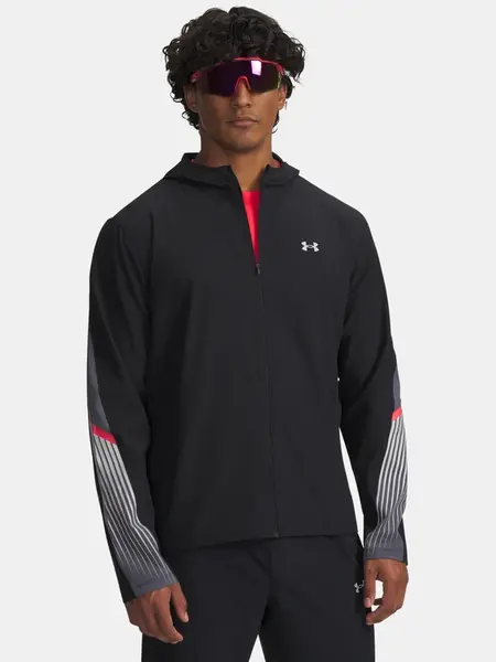 Pánská bunda Under Armour UA Velociti Storm Hooded Jkt-BLK - Pánské
