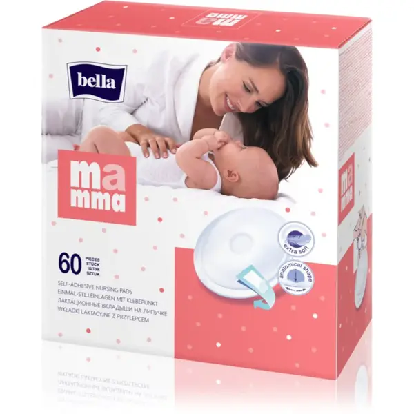 BELLA Mamma Basic jednorazové vložky do podprsenky 60 ks