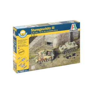 Fast Assembly tanky 7522 - STURMGESCHÜTZ III (1:72)