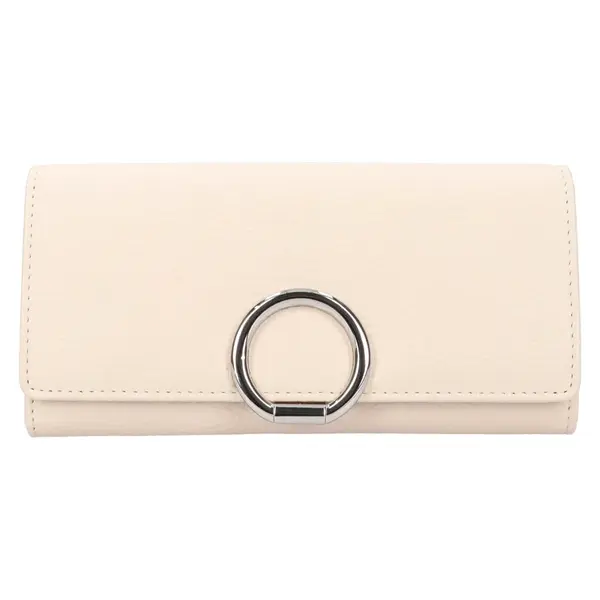 Dámská kožená peněženka Lagen Margit - krémová