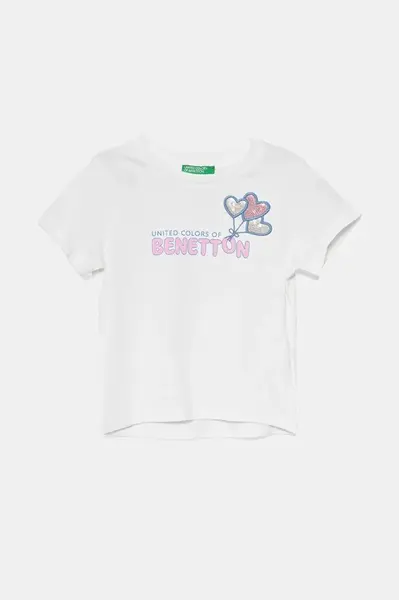 Dětské bavlněné tričko United Colors of Benetton