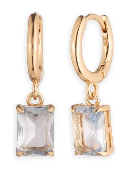 Lauren Ralph Lauren Náušnice  pastelovo modrá / zlatá