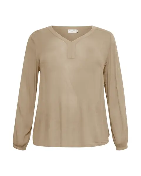 KAFFE CURVE Blúzka 'Ami'  béžová