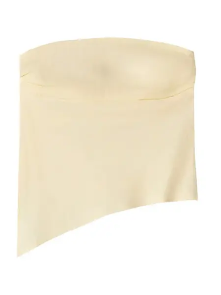 Bershka Top  pastelovo žltá