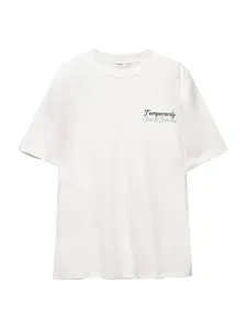 Pull&Bear Tričko 'TV'  vodová / hnedá / čierna / biela