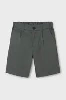 Dětské kraťasy Mayoral slim zelená barva, 6201