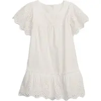 GAP BABY Dievčenské šaty, biela, veľkosť 5Y