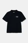 EA7 Emporio Armani polo dětské bavlněné