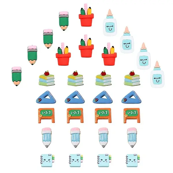 Opaque Resin Cabochons