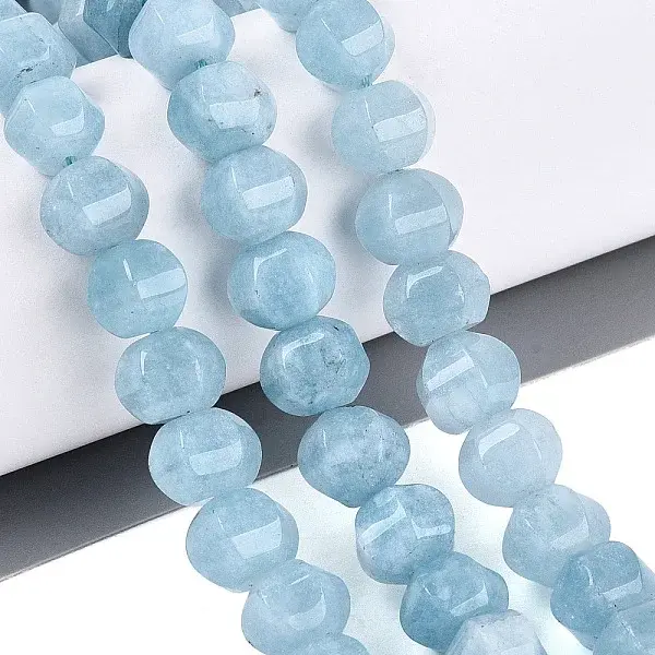 Natural White Jade Beads Strands