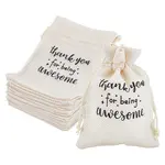 30Pcs Linen Cloth Gift Drawstring Bags