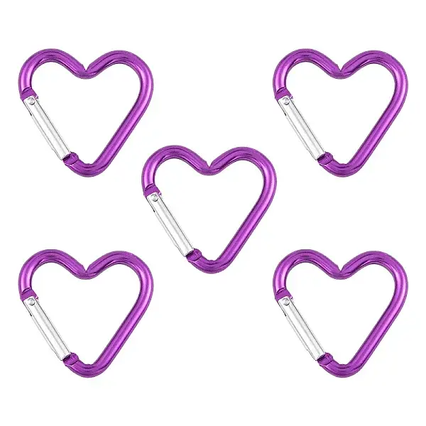 5Pcs Zinc Alloy Spring Gate Rings