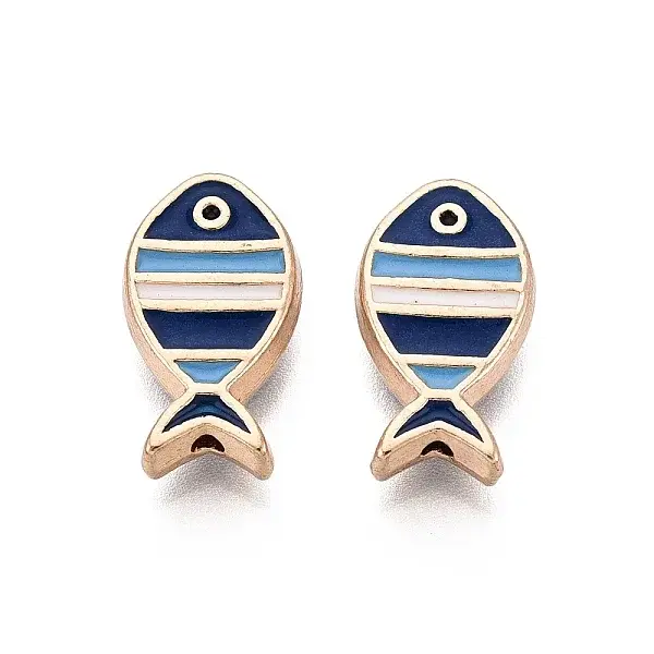 Rack Plating Alloy Enamel Beads