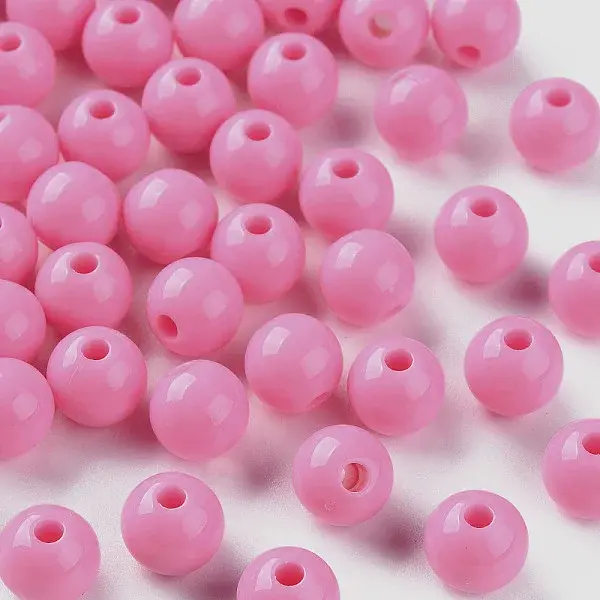 Opaque Acrylic Beads