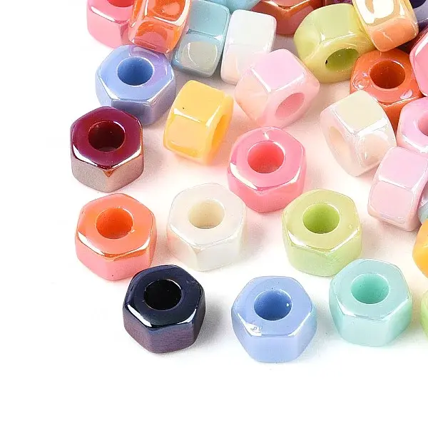 UV Plating Opaque Acrylic Beads