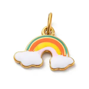 304 Stainless Steel Enamel Pendants