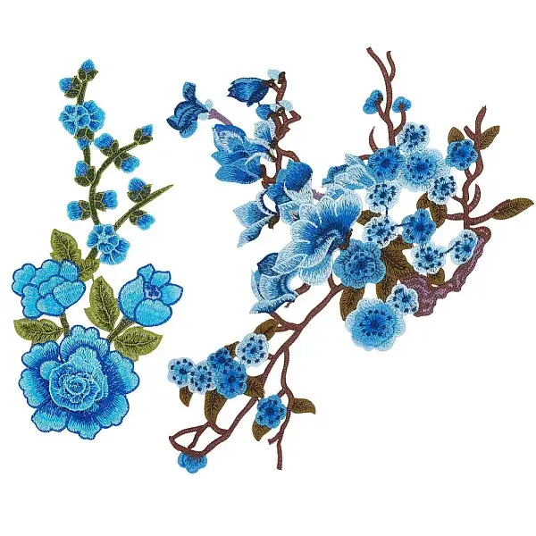 2Pcs 2 Styles Polyester Patches