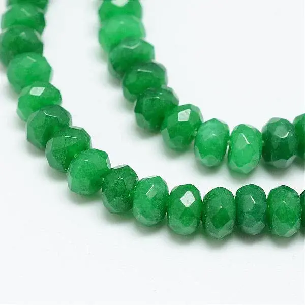 Natural White Jade Bead Strands