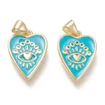 Brass Enamel Pendants