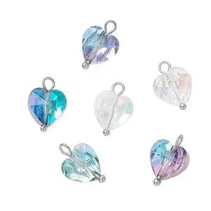 Transparent Glass Charms