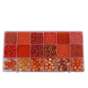 DIY 18 Style Resin & Acrylic Beads Jewelry Making Finding Kit