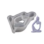 DIY Thinker Figurine Candle Silicone Statue Molds