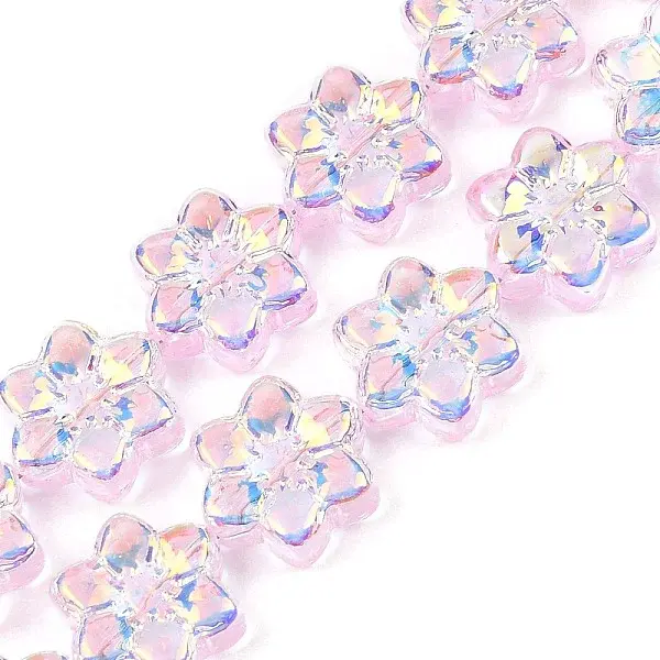 Electroplate Glass Beads Strands