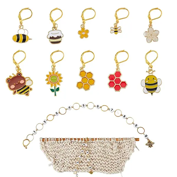 DIY Bees Theme Knitting Tool Sets