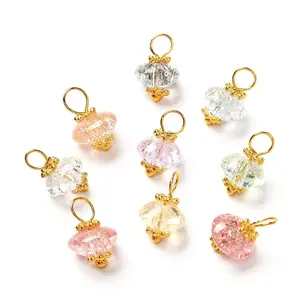 Crackle Glass Pendants