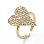 Adjustable Brass Cuff Finger Rings