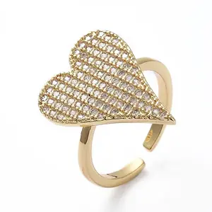 Adjustable Brass Cuff Finger Rings