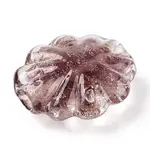 Luminous Handmade Gold Sand Lampwork Beads